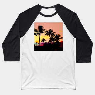 Palms at Sunset Baseball T-Shirt